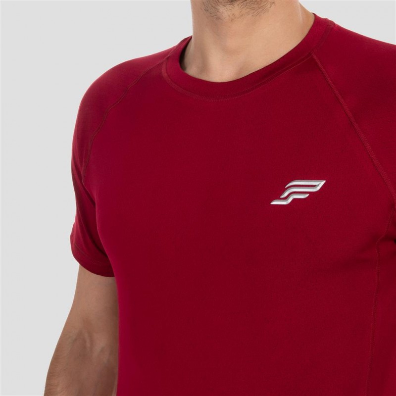 تی شرت مردانه آستین کوتاه رگلان لاکرا سوزنی PSW تکی - تولیدی پوشاک ورزشی پویان