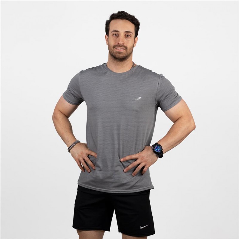 تی شرت مردانه استین کوتاه مدل مش PSW تکی -